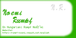 noemi rumpf business card